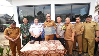 Peresmian Pos Jaga JPL 56 Jadi Simbol Kolaborasi Keselamatan Transportasi di Sukabumi