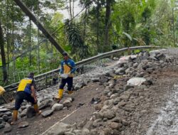Jalan Provinsi Sukabumi–Sagaranten Kembali Dibuka Usai Penanganan Darurat Pergerakan Tanah