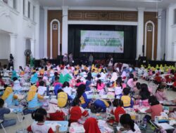 Meriahkan HUT Kota Sukabumi ke-112, Ratusan Anak TK dan RA Unjuk Kreativitas di Lomba Mewarnai Kaligrafi Lemka