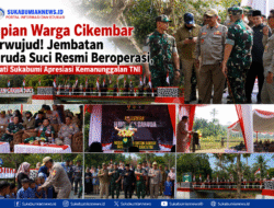 Impian Warga Cikembar Terwujud! Jembatan Garuda Suci Resmi Beroperasi, Bupati Sukabumi Apresiasi Kemanunggalan TNI