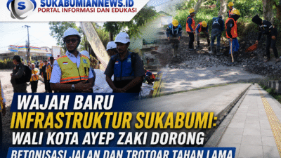 Wajah Baru Infrastruktur Sukabumi: Wali Kota Ayep Zaki Dorong Betonisasi Jalan dan Trotoar Tahan Lama