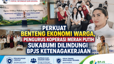 Perkuat Benteng Ekonomi Warga, Pengurus Koperasi Merah Putih Sukabumi Dilindungi BPJS Ketenagakerjaan