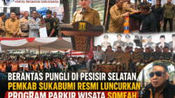 Berantas Pungli di Pesisir Selatan, Pemkab Sukabumi Resmi Luncurkan Program Parkir Wisata SOMEAH