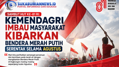 Sambut HUT ke-81 RI: Kemendagri Imbau Masyarakat Kibarkan Bendera Merah Putih Serentak Selama Agustus