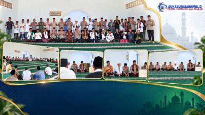 Jumat Keliling di Masjid Badrusallam, Polres Sukabumi Kota Perkuat Sinergi Kamtibmas Bersama Masyarakat