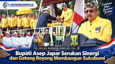 Sekar Budaya HJKS ke-156, Bupati Asep Japar Serukan Sinergi dan Gotong Royong Membangun Sukabumi