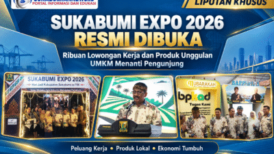 Sukabumi Expo 2026 Resmi Dibuka, Ribuan Lowongan Kerja dan Produk Unggulan UMKM Menanti Pengunjung