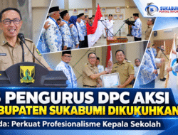 65 Pengurus DPC AKSI Kabupaten Sukabumi Dikukuhkan, Sekda: Perkuat Profesionalisme Kepala Sekolah