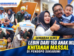 Semarak HJKS, Lebih dari 150 Anak Ikuti Khitanan Massal di Pendopo Sukabumi