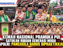 Kemah Nasional Pramuka PUI Satukan Ribuan Generasi Muda, Kapolri: Pancasila Harus Dipraktikkan