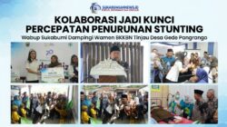 Kolaborasi Jadi Kunci Percepatan Penurunan Stunting, Wabup Sukabumi Dampingi Wamen BKKBN Tinjau Desa Gede Pangrango