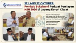 Jelang 22 Oktober, Pemkab Sukabumi Perkuat Persiapan HSN 2026 di Lapang Korpri Cisaat