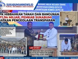 KPK Hibahkan Tanah dan Bangunan Rp1,94 Miliar, Pemkab Sukabumi Siapkan Pengelolaan Transparan