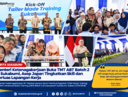 Menteri Ketenagakerjaan Buka TMT ABT Batch 2 di Sukabumi, Asep Japar: Tingkatkan Skill dan Perluas Lapangan Kerja